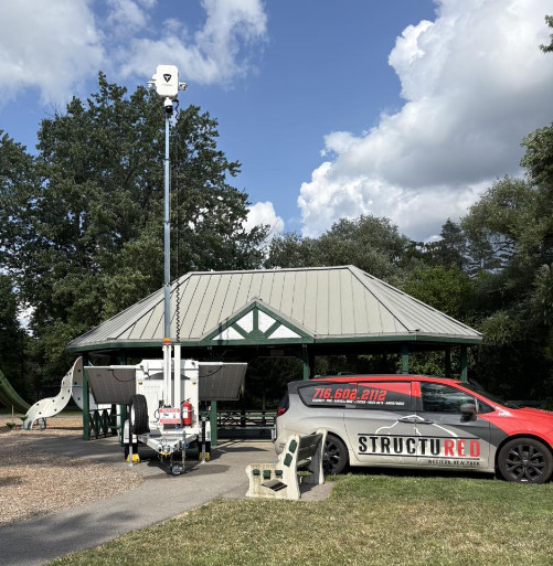 Our mobile surveillance camera at Old Home Days festival in Wililamsville, NY